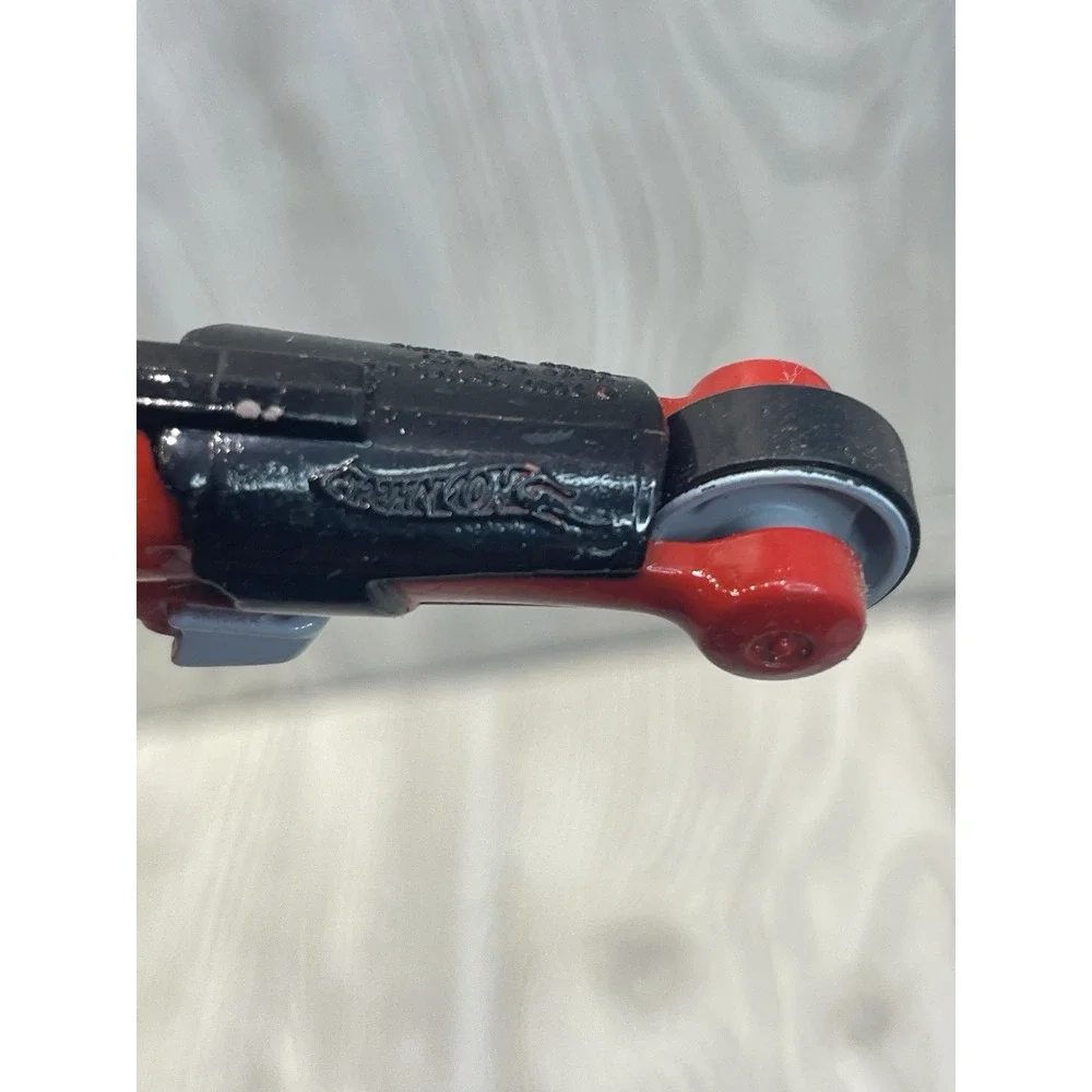 Hot Wheels 2007 Mattel Tron Light Cycle Style Motorcycle Red Black Diecast Toy